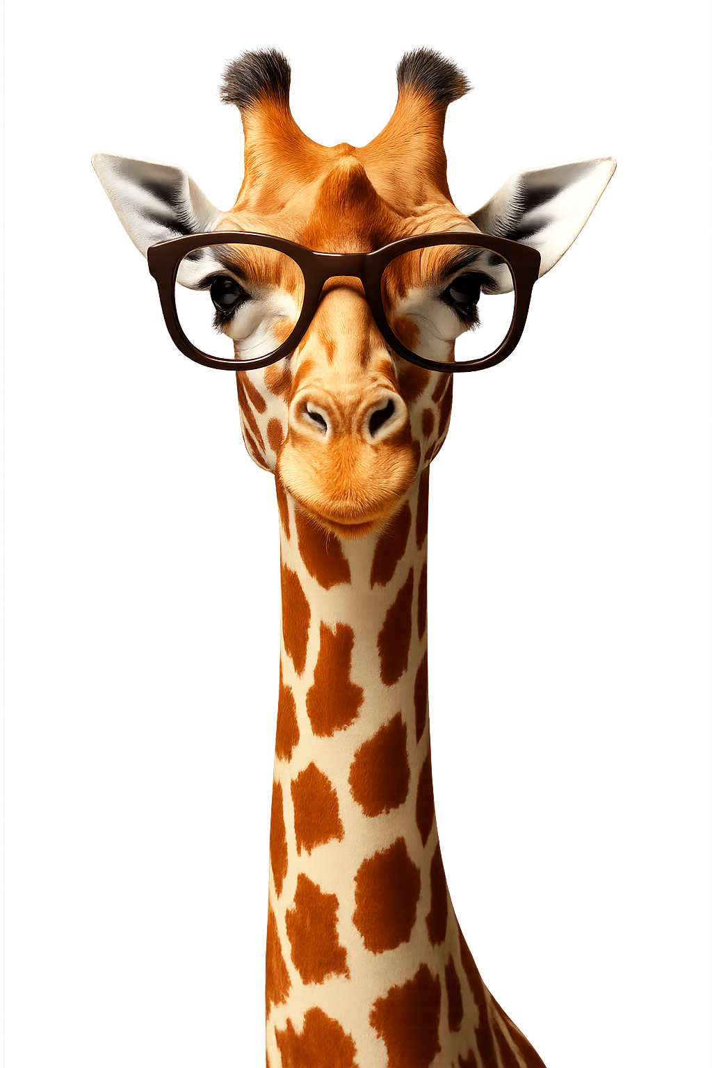 Spiffy’s giraffe in glasses